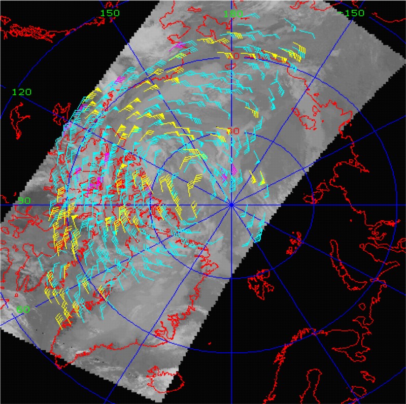 Historical AVHRR Polar Winds